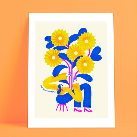 Carole Barraud - [Mes fleurs soleils], 42x29,7cm, 100 ex.